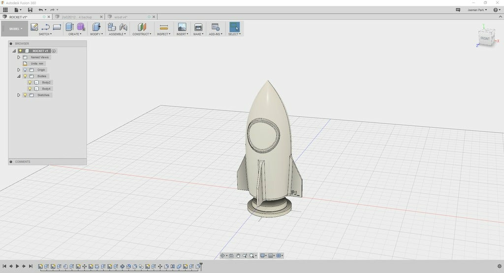 KakaoTalk_20170313_175801599.png Descargar archivo STL gratis Cohete _ Contenedor secreto (sin apoyo) • Diseño para la impresora 3D, PJ_