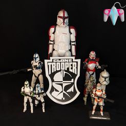 Clone_02.jpg Clone Trooper Plaque Wall/Shelf Decor