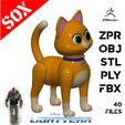 sox_preview.jpg Sox 3d model Cat Disney Pixar Lightyear Robot Companion Character Toy from movie