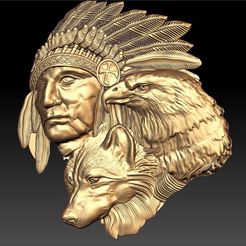 189.jpg eagle indian wolf and native american johnny halliday tribute tatoo