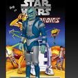 screenshot.5339.jpg Star Wars .stl Tig Fromm .3D action figure .OBJ Kenner style.