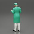 3DG-0004.jpg Male Surgeon Doctor Standing in Hospital