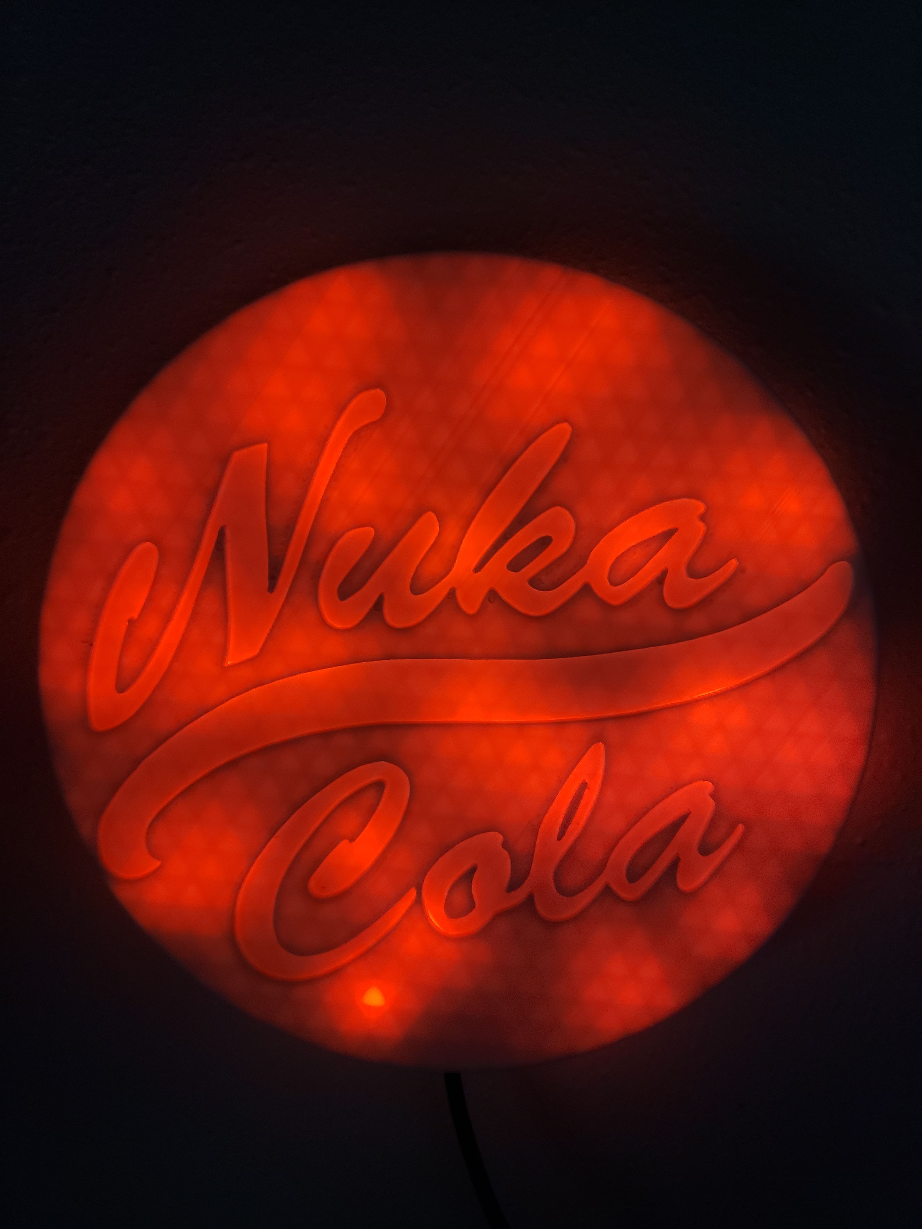 Download STL file Nuka Cola LED sign • 3D printing template • Cults