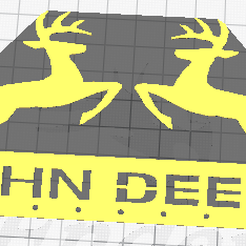 STL file John Deere Logo・3D printing idea to download・Cults