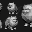 bpbb.png Lowpoly Pomeranian STL