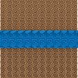 5623323.jpg Greek pattern clay roller stl / pottery roller stl / Aztec pattern clay rolling pin /ethnic pattern  cutter printer