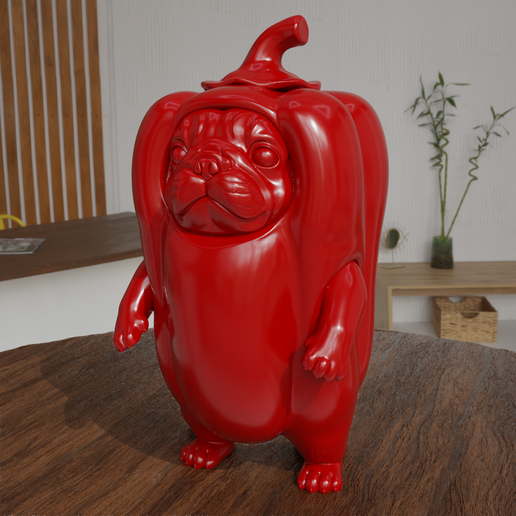 🐕 Pibble Pimiento・ STL File for 3D printing・Cults