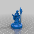 MageTomestaff3BHG.png Mage with Tome - 8 Staff Options - Support Free Mini 28mm