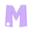 M.stl Lámpara LED con nombre - Nombre Michel