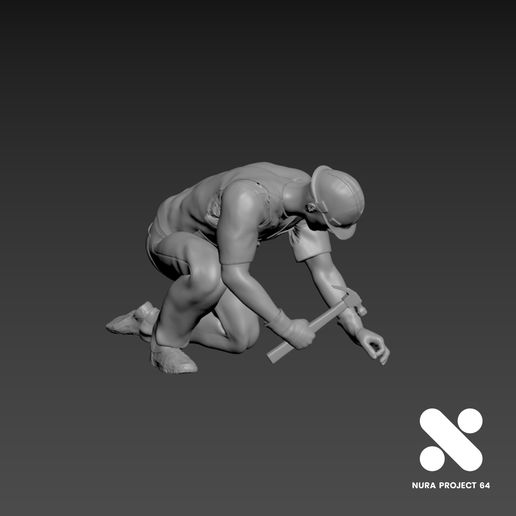 Project-Construction-Worker-B-4.jpg Projekt Bauarbeiter B 4 Maßstab 1/64 Diorama