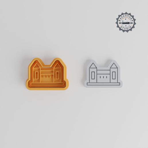 product_5459-02_overview.jpg Building Shape Cutter & Stamp, Cookie Fondant Tool, Sizes S/M/L, 6-Piece Set, For Skyscrapers & Residences