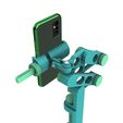 2.jpg Articulated Monopod Cell Phone Stand 3d Printing