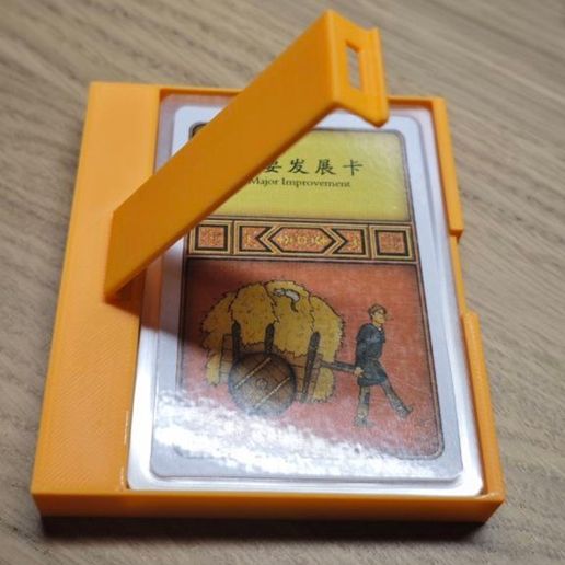 deck holder with snap clip 3D model