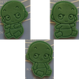 cute-baby-cookie-cutter-embosser-clay-test.png Cute Baby Cookie Cutter & Embosser Set – 3 Designs – 6 STL Files