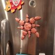 20240321_071259.jpg Flexi Smiling Sun magnet - fidget toy - articulated - print in place