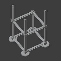 I-Beam_Construct-01.png Бесплатный 3D файл I-Beam Construction Building Set・Объект для скачивания и 3D печати