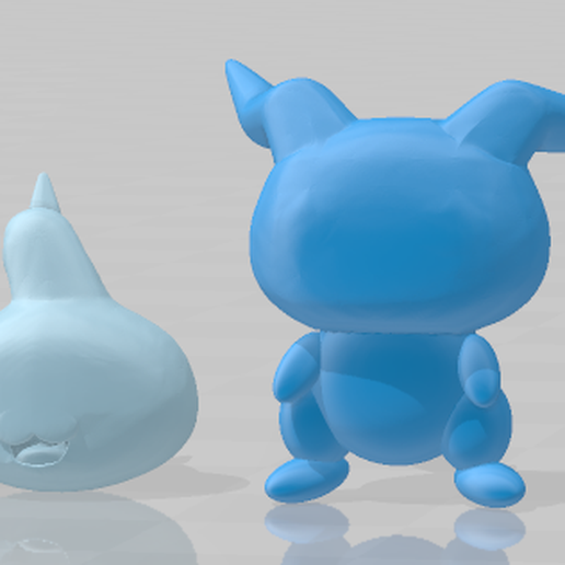 Free STL file chibomon, demiveemon・3D printer design to download・Cults