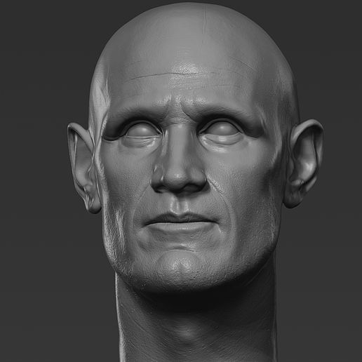 a.jpg Голова Мэтта Смита - лысая версия