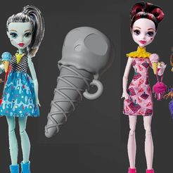 image-10.jpg Archivo STL gratis Accesorio Grito de Hielo Monster High・Plan para descargar y imprimir en 3D