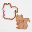 lesnizviratka--7.jpg Cute Forest animals cookie cutter / stamp