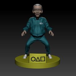 1.jpg Archivo STL 001 - JUEGO DEL CALAMAR・Objeto imprimible en 3D para descargar