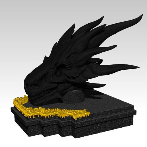 🐉 Balerion - The Black Dread・ 3D File for 3D printing・Cults