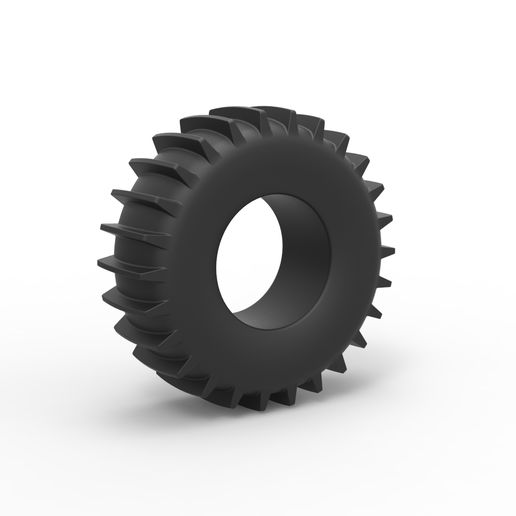 Diecast SHERP tire Scale 1 to 25 3D model