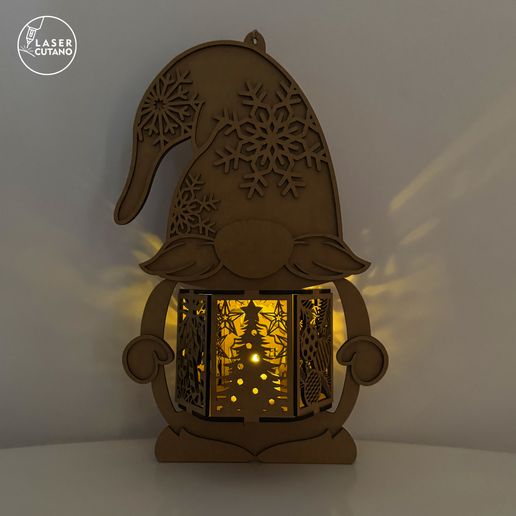 set-christmas-gnome-lantern-laser-cut-files-svg-lasercutano-12.jpg Lanterna Gnomo de Natal - Castiçal - Ficheiro de corte a laser