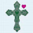 0.png Cross with heart 2