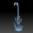 anchor chain skeleton upright bubbles base front.jpg Undersea Bases Stems and Terrain 28mm