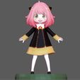 | FIGURE MASTER oes ANYA FORGER SPY FAMILY CUTE GIRL ANIME CHARACTER 3D PRINT MODEL