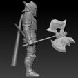 a.jpg Knight Online Character 3D Model – Armored Warrior with Axe