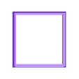 Squear_photo_frame.stl STL file Square Floating Photo Frame・3D printable model to download