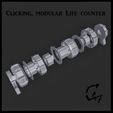 Counter3.jpg STL file Clicking modular life / score counter・3D printer model to download