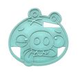 Angry-Birds-Hurted-Pig-Cookie-Cutter.jpg ANGRY BIRDS COOKIE CUTTER, HURTED  PIG COOKIE CUTTER, HURTED PIG, ANGRY BIRDS COOKIE CUTTER, COOKIE CUTTER, HURTED PIG