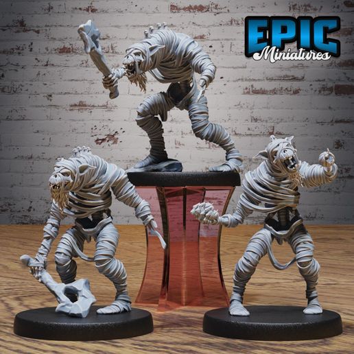 5458-5460.jpg noll Set de momie ‧ DnD Miniature ‧ Tabletop Miniatures ‧ Gaming Monster ‧ 3D Model ‧ RPG ‧ DnDminis ‧ STL FILE‧ DnD Miniature ‧ Tabletop Miniatures ‧ Gaming Monster ‧ 3D Model ‧ RPG ‧ DnDminis ‧ STL FILE