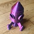 20230805_173403.jpg STL file Rocky The Big Rocket Ship Cartoon Spaceship Starship Dream Maker Easy Print No Supports・3D print model to download