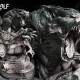 Ad iT ry) : Ya f Wicked Marvel Werewolf Bust: Tested and ready for 3d printing
