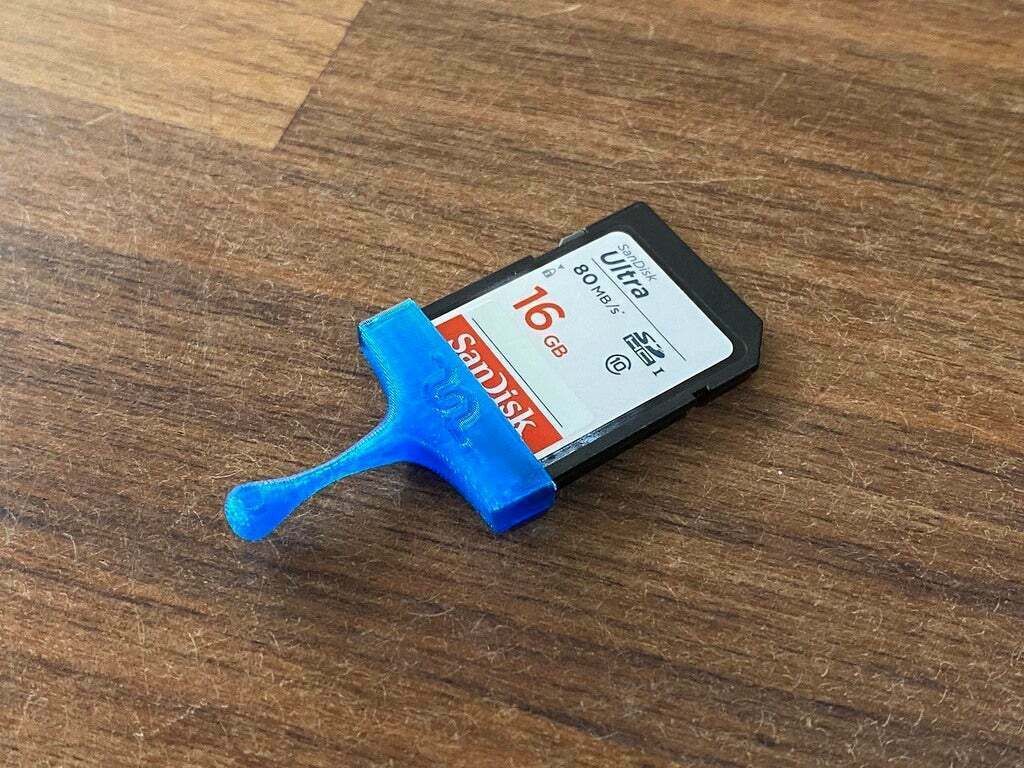 Download free STL file SD card rubber handle • 3D printable design ・ Cults