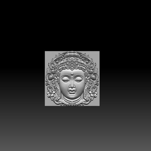 🗿 Lord Buddha face 3D STL model for CNC curving and 3d Printing・ STL ...