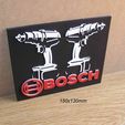 bosch-herramientas-taladro-broca-cartel-letrero-rotulo-alicates.jpg Bosch tools, sign, signboard, logo, sign, print3d, drill, battery, hammer, hammer