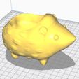erizo2.jpg Fichier OBJ Hérisson en pot・Modèle pour impression 3D à télécharger