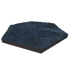 rough.png STL-Datei Grob geschliffener TOP FÜR MODULARE HEXBASEN kostenlos・Design für 3D-Drucker zum herunterladen