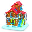 0.jpg MAISON 7 HOUSE HOME CHILD CHILDREN'S PRESCHOOL TOY 3D MODEL KIDS TOWN KID Cartoon Building 5