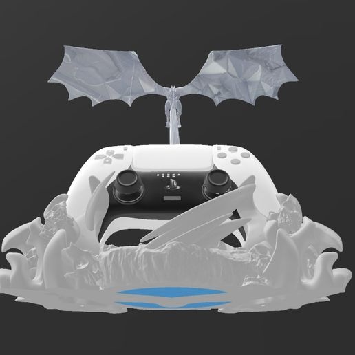 🧊 Controller Holder PS5 Ice Dragon Game Of Thrones・ STL File for 3D ...