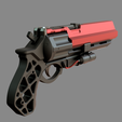 Untitled-v28111.png Custom Eyasluna Hand Cannon – Futuristic Revolver Model