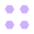 tapa tornillo hex v2 x 4.stl hexagonal screw cap