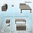 3.jpg Modern interior set with trap and furniture (1) - Future Sci-Fi SF Post apocalyptic Tabletop Scifi 28mm 15mm 20mm Modern