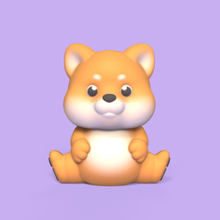 Cod2664-LittleShiba-1.jpg Fichier 3D Petit Shiba・Design imprimable en 3D à télécharger
