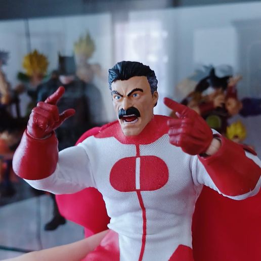 cabeça, luvas e botas de homem oMNi